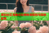 黑料社区海角论坛揭秘潜规则与隐秘故事