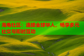 海角社区：连接全球华人，畅享多元社交与即时互动
